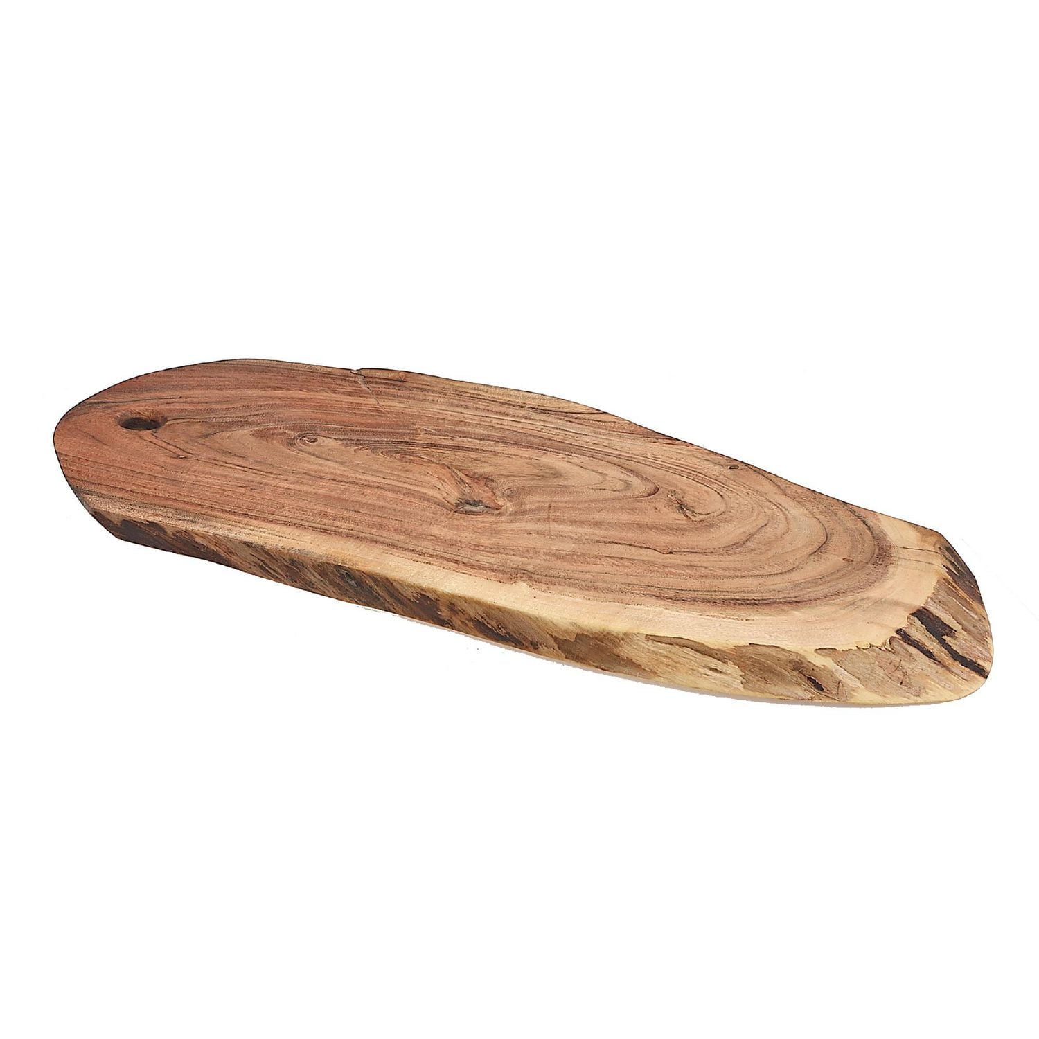 Acacia Wood Live Edge Asymetrical Serving Board