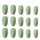 thumbnail image 1 of 24 pegatinas para decoración de uñas esmeriladas a la moda, pegatinas creativas para uñas, decoración de manicura, pegatinas para uñas para mujeres y niñas (gris verde, 24 unidades por juego), 1 of 5