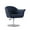 Smokey Blue, variant on Manhattan Comfort Voyager Fabric Height Adjustable Accent Chair in Smokey Blue