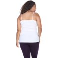 thumbnail image 3 of White Mark Universal PS133-04 Plus Size Tank Top, White - One Size, 3 of 4