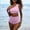 SwimwearA525-Purple, variant on LEKWK High Waisted Bikini Sets for Women Two Piece One Shoulder Scalloped Trim Bathing Suits Tummy Control Cute Summer Resort Beach Outfits