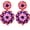 red blue white, variant on Statement Beaded Drop Earrings for Women Layered Bead Dangle Earrings[c3117]