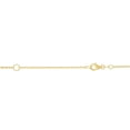 thumbnail image 2 of JewelStop 14k Solid Yellow Gold 1.5mm Adjustable Round Cable Chain Necklace, Lobster Claw - 18 Inches, 2.6gr., 2 of 3