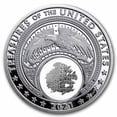 thumbnail image 2 of 2021 1 oz Silver Treasures of the U.S. Louisiana Alligator Skin, 2 of 4