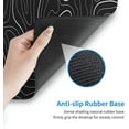 thumbnail image 5 of Extended Gaming Mouse Pad, Large Gaming Mouse Waterproof with Stitched Edges, Non-Slip Desktop Pad for Home and Office, Level Up Your 31.5x11.8 Inch\u2026 (Black Topographic), 5 of 6
