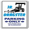 thumbnail image 1 of SignMission Z-A-1218-Jr Dragster 8 in. Jr. Dragster Aluminum Sign - Drag Racing Car Sports Hobby Speed, 1 of 1