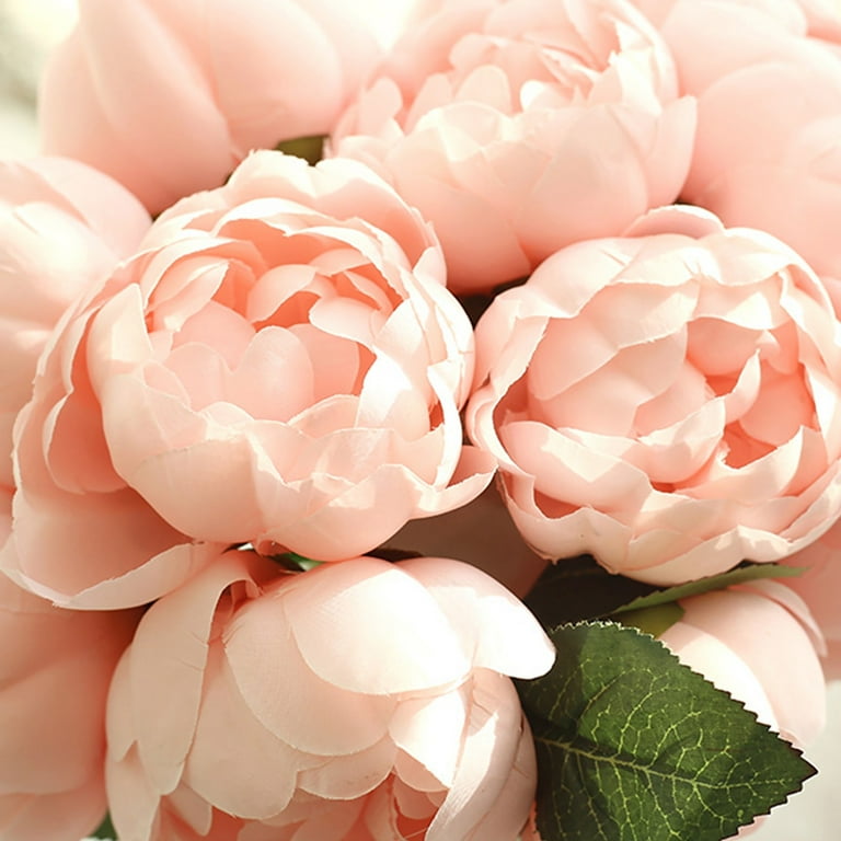 ZXNWN Artificial flowers Pink Big Deals!1 Bouquet 6 Heads