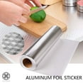 Luxtrada Kitchen Waterproof Oil Proof Aluminum Foil Stickers Anti