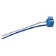 thumbnail image 3 of 2 piezas cerámica de alta temperatura cerámica esquina H7 bombilla enchufe conector, azul Feliz Sencillez, 3 of 5