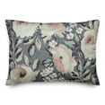 thumbnail image 2 of Creative Products Multi Floral Gray 14 x 20 Indoor / Outdoor Pillow, 2 of 3