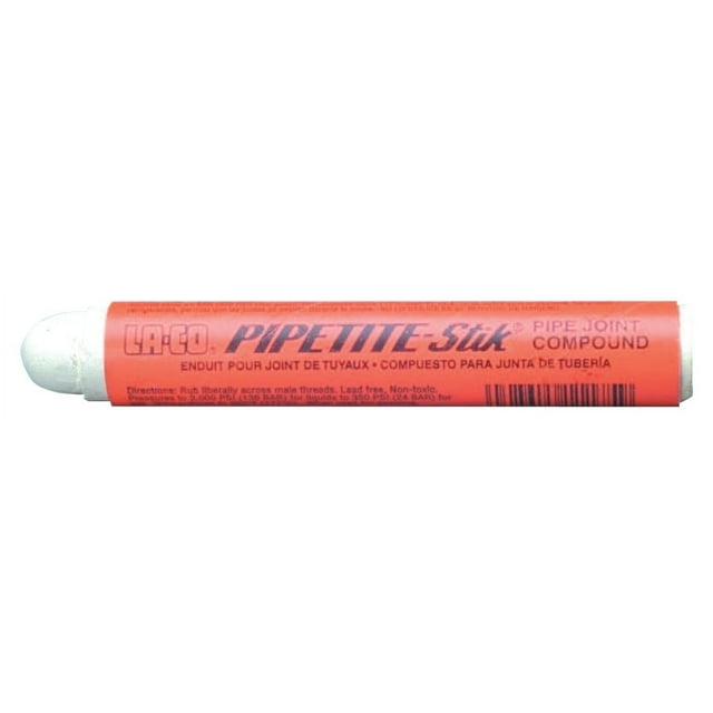 LA-CO PIPETITE-Stik Soft Set Pipe Thread Compound Stick, 350 Degree F Temperature, 4 oz