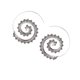 thumbnail image 1 of Pendientes circulares en forma de remolino Qarigey colgante para mujer accesorios de joyería AP010228-07, 1 of 6