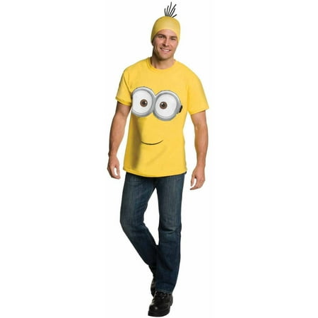 Minions Movie Minion Shirt and Headpiece Men's Adult Halloween