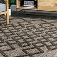 thumbnail image 5 of nuLOOM Elianna Raised Pendant Striped Area Rug, 5' x 8', Elianna Brown, 5 of 5