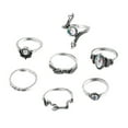 thumbnail image 5 of FOLOYORI 7Pcs Vintage Snake Rings Fashionable Finger Rings for Birthday Daily Use, 5 of 8