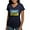 Navy, variant on CafePress - Stand With Ukraine T Shirt - Women's V-Neck Dark T-Shirt