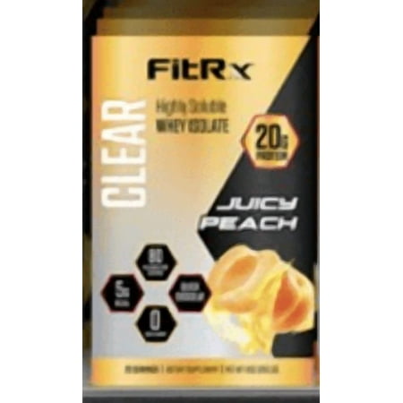 FITRX CLEAR WHEY PROTEIN JUICY PEACH