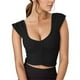 thumbnail image 1 of Sujetador deportivo largo acolchado para mujer - Top de entrenamiento de yoga con aberturas, camiseta sin mangas con tirantes para gimnasio, 1 of 5