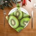 thumbnail image 2 of Qxltty Kiwi Fruit Pattern Napkins 20×20in Perfect for Parties Dinners Weddings Cocktail Housewarming Cloth Napkins Set of 4, 2 of 8