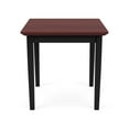 thumbnail image 4 of Lenox Steel Reception Waiting Room Healthcare End Table / Black Steel / Mahogany, 4 of 4