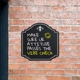 thumbnail image 3 of Heritage Plus Make Sure Your Attitude Passes The Vibe Check Wall or Door Sign | Funny Classroom Decor - Small, 3 of 9