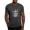 Charcoal, variant on - Abraham Lincoln Playing Drums T Shirt - Men's Classic Cotton T-Shirts