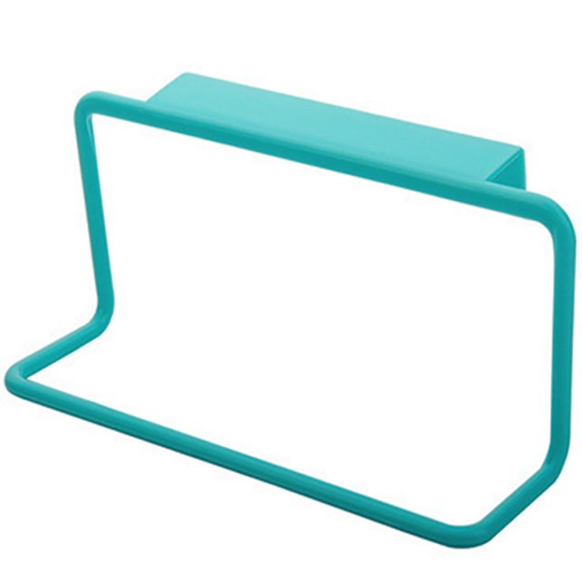 Bangcool Towel Bar Plastic Hanging over Cabinet Towel Holder Washcloth Rack for Kitchen