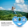 thumbnail image 3 of Pulley Tandem Speed Dual Trolley Rescue Climbing Dual Pulley With Ball 2y, 3 of 5