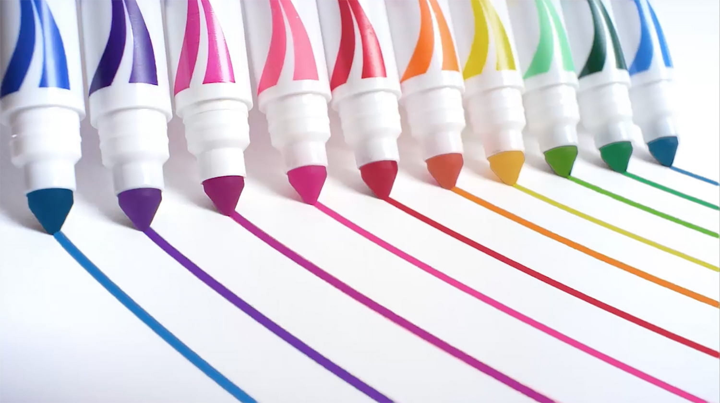 art 20㎝×20㎝ Cra-Z-Art 20 Count Multicolor Broad Line Washable Art