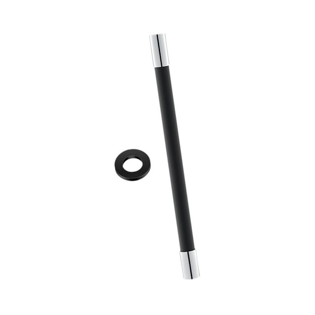 jifeng 360 Degree Rotatable Extender Hose Faucet Extender Hose for Balconies Garden Black