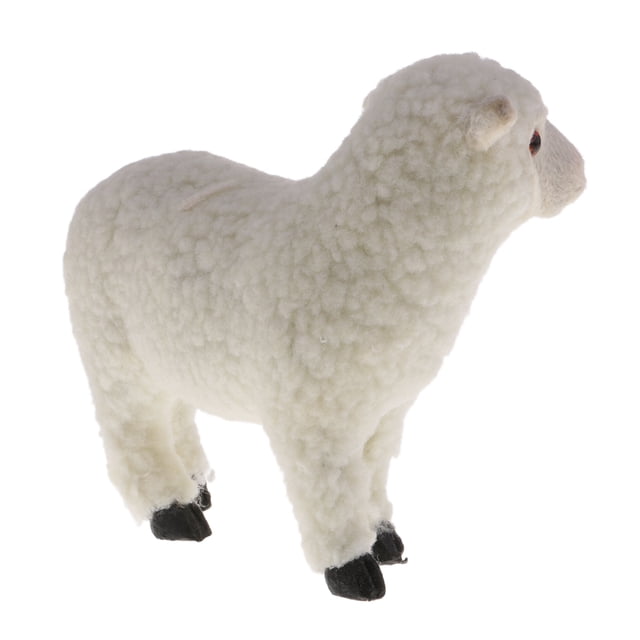Modelo de simulación animal Sunnimix Cordero Decoraciones de animales en casa