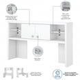 thumbnail image 5 of Bush Business Furniture Echo Bow Front Desk and Credenza Set by, 5 of 9