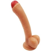 Realistic Sucker Dido for Women 8 Inch Dido Realistic Soft Suction Didlo Didlo Suction Cup Play Beginners Women GL4