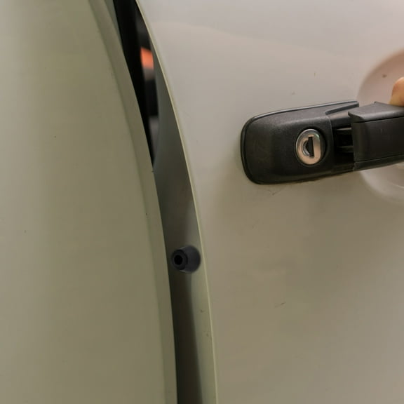 LEORX 10Pcs Black Rubber Car Door Stopper for Vehicle Owners Collision Protection