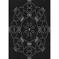 thumbnail image 1 of Ahgly Company Indoor Rectangle Patterned Gray Novelty Area Rugs, 2' x 5', 1 of 6