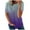 Purple, variant on Fesfesfes Tees for Women Fashion Women Summer Loose Print Round-Neck T-Shirt Short Sleeve Casual Blouse Womens Work Clothes L(US:8)