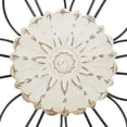 thumbnail image 5 of DecMode White Metal Floral Wall Decor (2 Count), 5 of 10