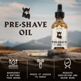 thumbnail image 4 of Striking Viking Pre Shave Oil Unscented 98ml 3.3 fl oz Men Shaving Oil Skin Protection Grooming, 4 of 10