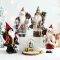 thumbnail image 4 of Muñeco de Papá Noel de pie, 20/28 cm, bonito adorno para árbol de Navidad 2023, decoración navideña, regalo de Navidad para el hogar, Año Nuevo 2024, 4 of 5