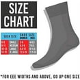 thumbnail image 4 of MDR Diabetic Over the Calf Length Crew Socks (12 Pair Pack) Seamless Cotton Blend Made in USA (Black, 13-15), 4 of 7