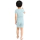 thumbnail image 5 of Odeerbi 6M-7Y Conjunto de Pijama de Verano Para Niños Y Niñas de Punto Elástico Con Camiseta de Manga Corta Y Pantalón Corto de Cintura Alta Conjunto de Pijama de Dos Piezas, 5 of 5