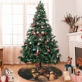 thumbnail image 7 of Picia Flower Field Poodle Print Christmas Tree Skirt , Christmas Tree Skirt Ornaments for Merry Christmas Holiday Party Decorations Indoor Outdoor-30", 7 of 7
