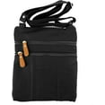 thumbnail image 2 of SILVERFEVER Genuine Leather Organizer Handbag Cross Body - Shoulder Travel Bag, 2 of 5