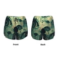thumbnail image 5 of Lsque Eyes Watching In The Dark Printed Women's Running Shorts with Liner Pockets,Elastic Quick Dry Workout Athletic Gym Yoga Shorts,Womens High Waist Shorts-Medium, 5 of 9
