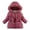Watermelon Red, variant on Clearance Toddler Girl Clothes Fall Lightweight Jacket Toddler Girl Hooded Puffer Jacket Kids Pink Ladies Jacket Kids Toddler Baby Coat