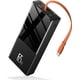 thumbnail image 1 of Banco de energía de 20000 mAh, banco de energía para computadora portátil con carga de CA PD incorporado Batería de banco de energía de 65 W QC PD 3.0 con pantalla LED para Macbook iPad Huawei Dell LG iPad, etc. ACTIVE Biensenido a ACTIVE, 1 of 5