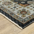 thumbnail image 2 of Woven Trends Aberdonian Area Rug 561B1 Traditional Blue Floral Oriental 7'10" X 10'10" Rectangle, 2 of 5