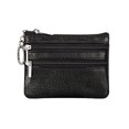 thumbnail image 2 of Key Ring Multi Slots Women Wallet Bright Color 3 Zipper Pockets Faux Leather Coin Purse for Daily Using, 2 of 8