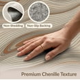 thumbnail image 6 of ODIKA 3'x5' Washable Area Rug Map Wavy Abstract Elevation Rings Lines Flowing Earthy Topographic Dynamic for Hallway, Laundry Room, Non-Slip, Flatweave, Easy Care, 6 of 7