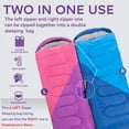 thumbnail image 4 of Tesleader Sleeping Bag for Adults and Kids,Backpacking Sleeping Bag for Cold Weather(Right Zipper), 4 of 7